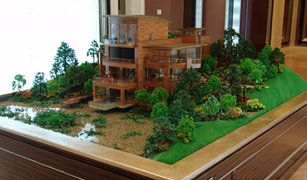 两种园林模型制作设计构思方法