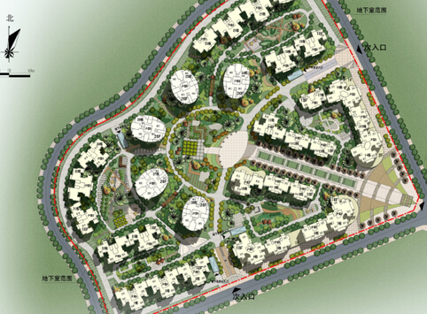 居住小区规划设计说明举例